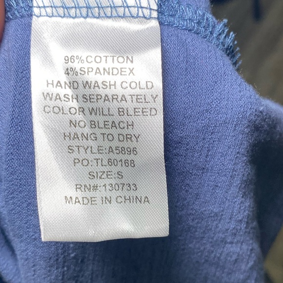 Umgee USA Charming Blue Long Sleeve Dress Women’s Size Small NWT Cottagecore - Picture 7 of 7